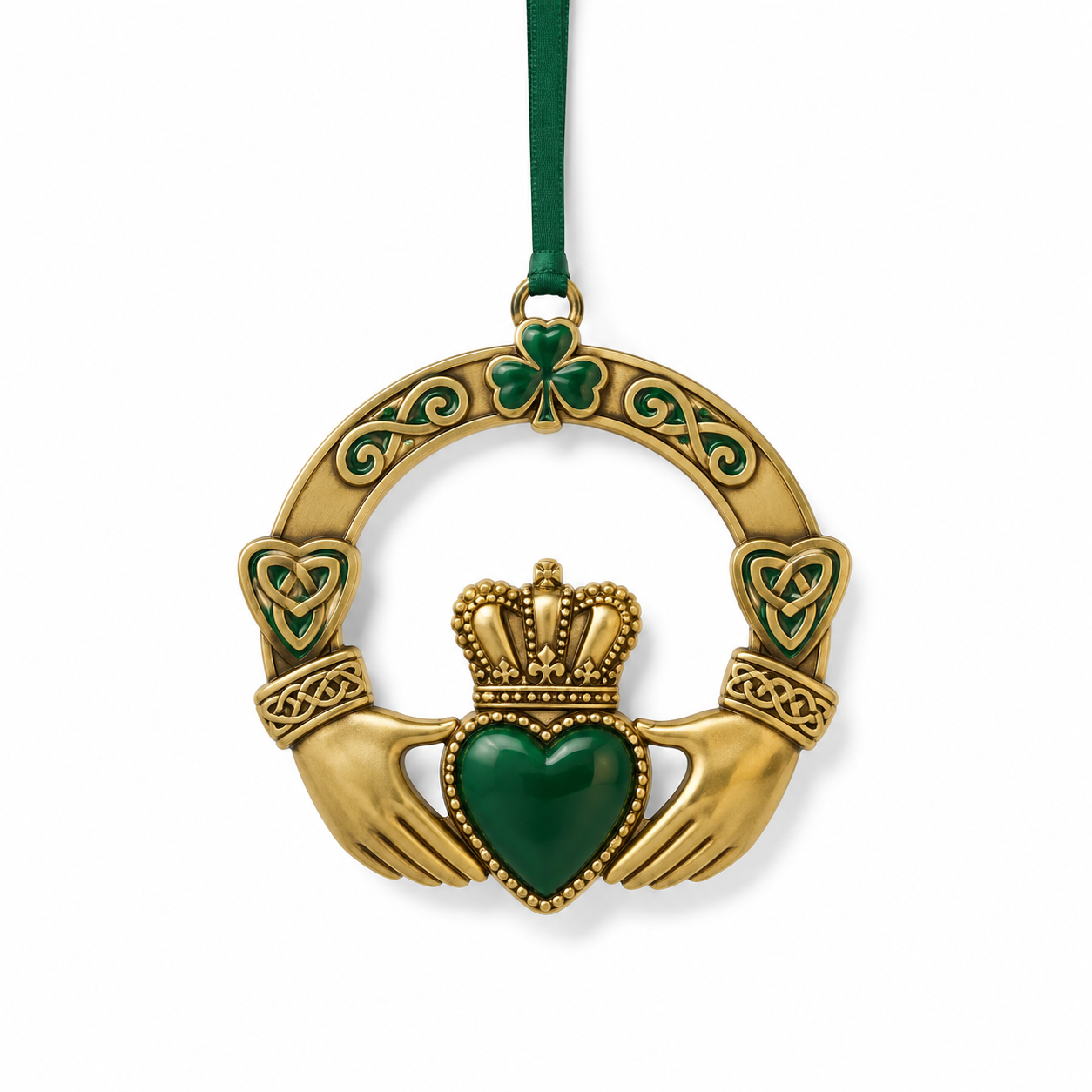 Claddagh-Inspired Hanging Ornament