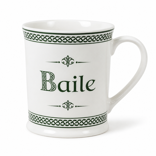 Irish Language Ceramic Mug – Baile