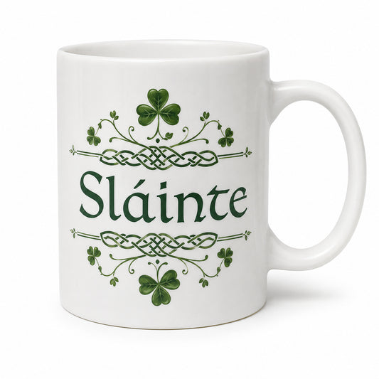 Irish Language Sláinte Ceramic Mug