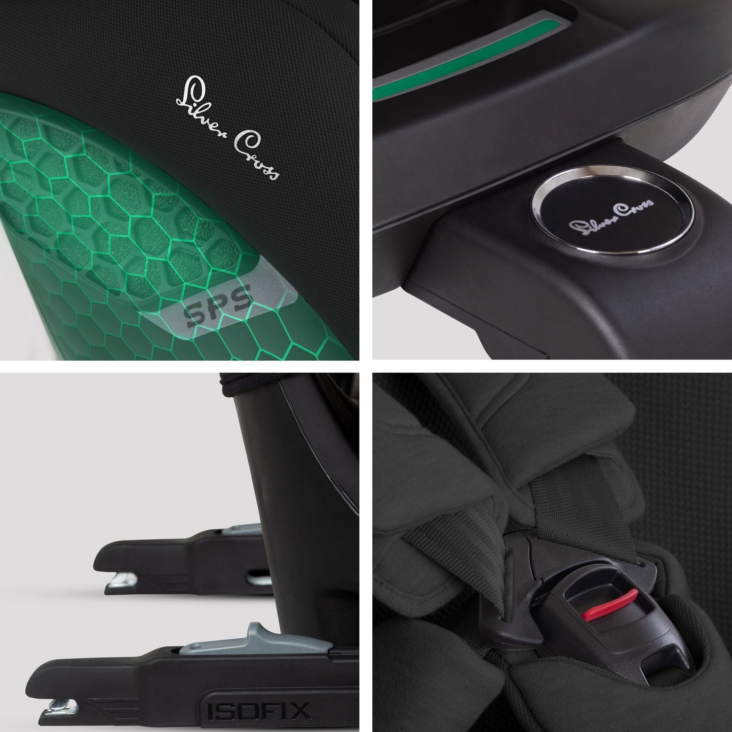 Silver Cross Motion 3 All-Size 360 Car Seat - Iconic Black