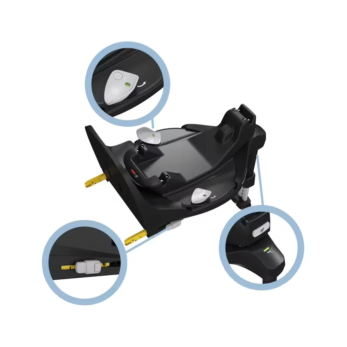 Maxi Cosi Pebble 360 PRO2 Car Seat & FamilyFix 360 Pro Base Bundle - Twillic Black