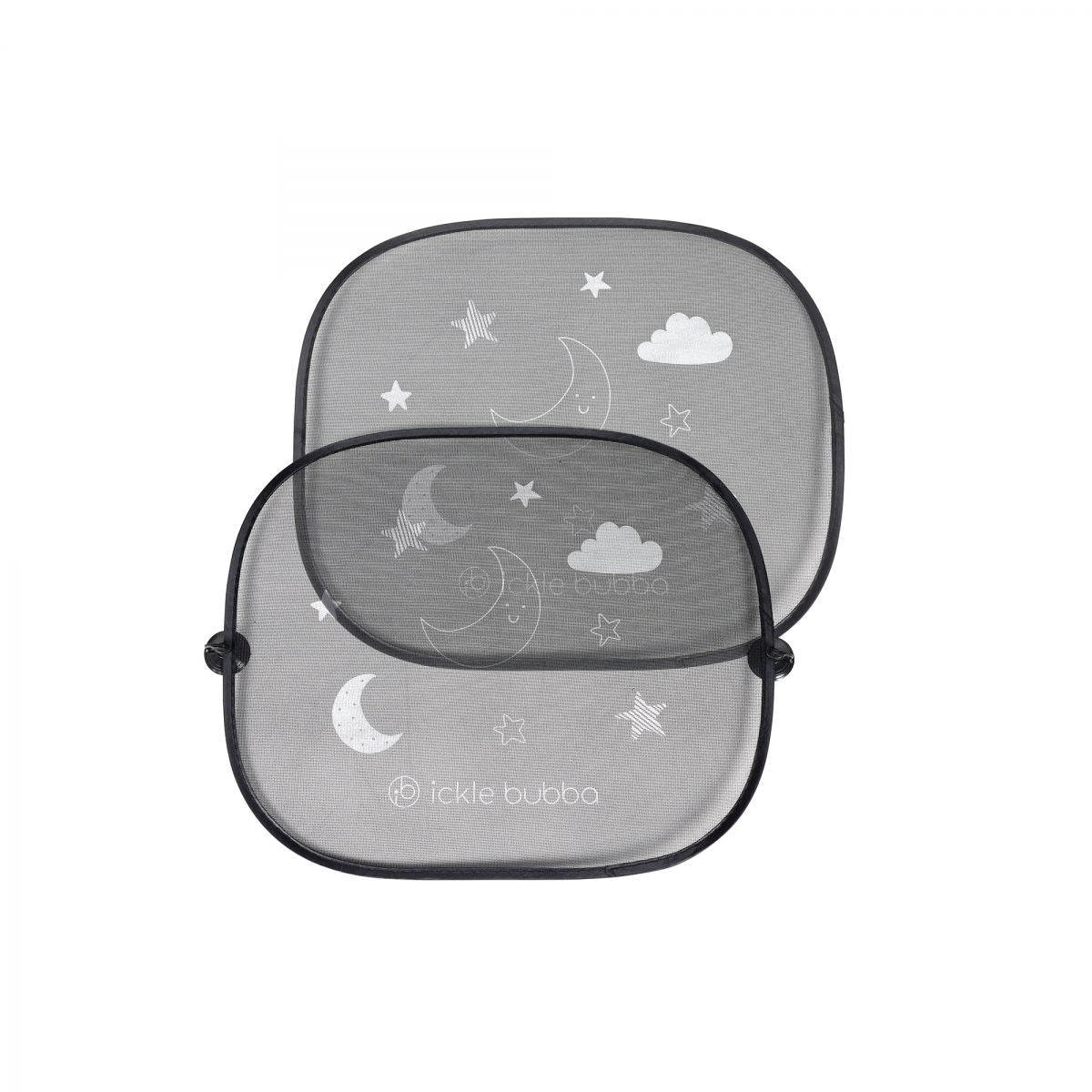 Ickle Bubba Stomp Luxe 12 Piece Travel System with i-Size Cirrus Car Seat & ISOFIX Base - Black/Charcoal Grey/Tan