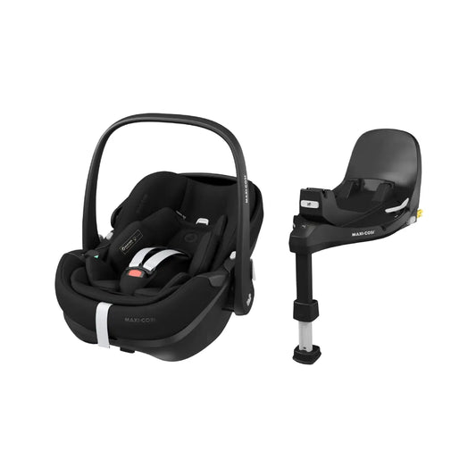 Maxi Cosi Pebble 360 PRO2 Car Seat & FamilyFix 360 Pro Base Bundle - Twillic Black