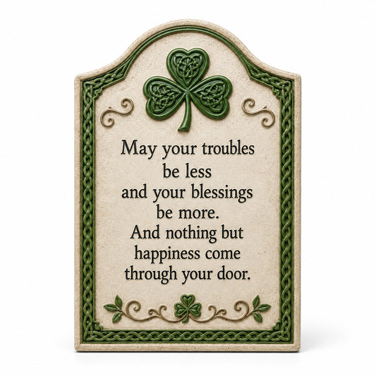 Irish Blessing Decorative Plaque