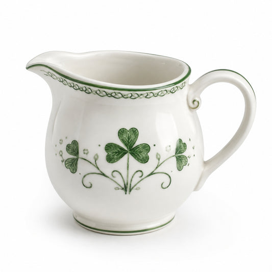 Irish-Inspired Ceramic Milk Jug